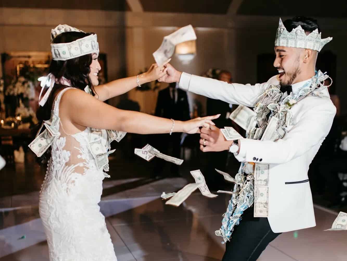 Wedding reception photo