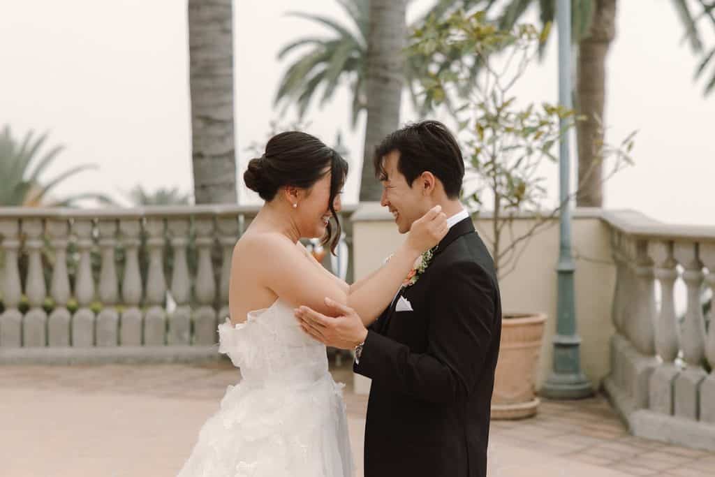 Kristine & Patrick wedding at Bel-Air Bay Club