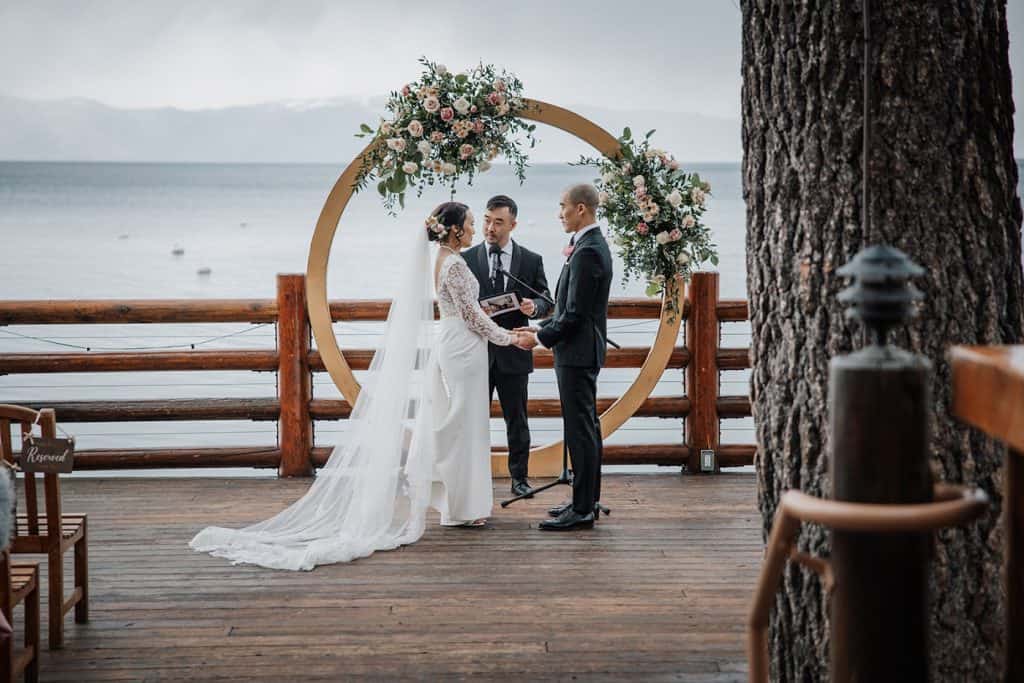 David & Marissa wedding at Lake Tahoe
