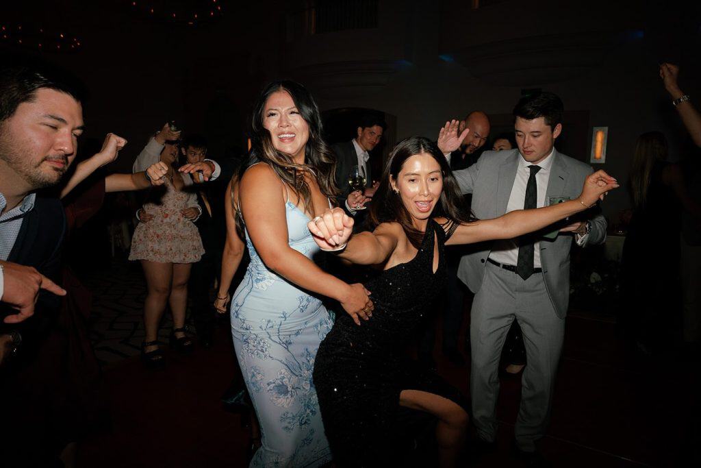 Dance floor energy, Lindsay & Sean wedding at The Maybourne Beverly Hills