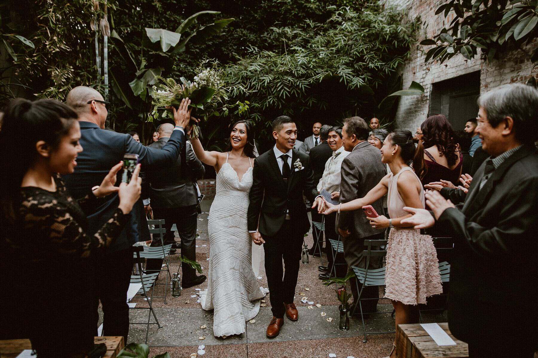 Wedding reception photo